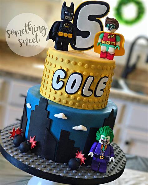 LEGO Batman Cake - Decorated Cake by Something Sweet - CakesDecor