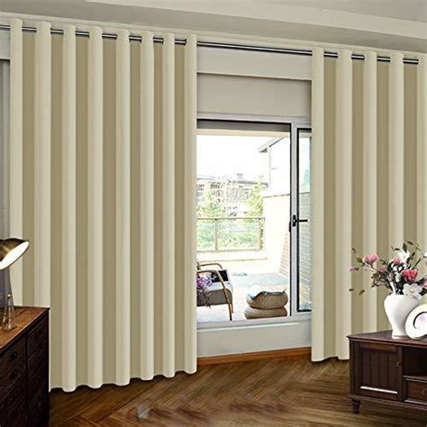 Insulated Blackout Patio Door Slider Curtains, Extra Wide Thermal Vertical Blind - Curtains ...