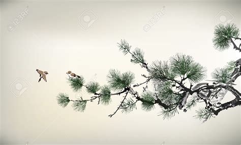 Pin by Vukhanhdinh on Thư pháp | Japanese ink painting, Pine tree art, Japanese painting