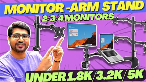 Best Monitor Stand for Desk🔥Dual Monitor Arm India🔥Dual Monitor Stand🔥 ...