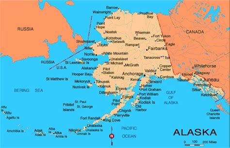 Alaska Map With Cities - Map Of Zip Codes