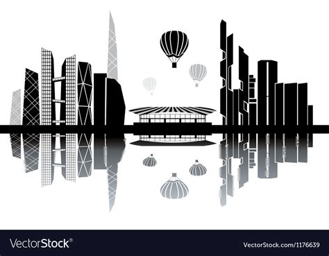 Cityscape Royalty Free Vector Image - VectorStock