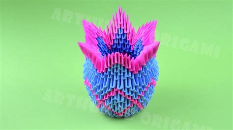 Origami Paper Folding Flower Vase | Best Flower Site