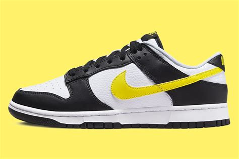 The Nike Dunk Low ‘Panda’ Gets Yellow Swooshes - Industry News