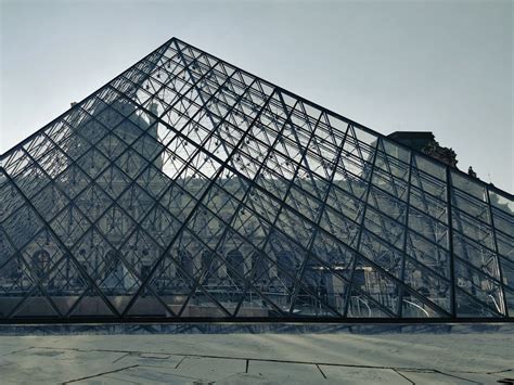 Glass Louvre Pyramid · Free Stock Photo