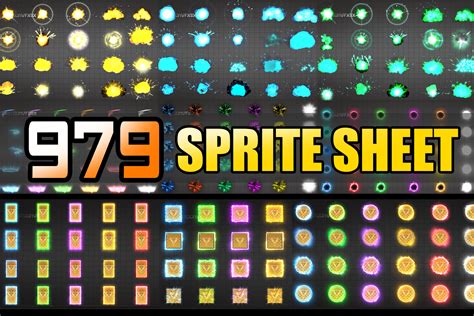 Super Mega Pack Effect Sprite Sheet | 2D Textures & Materials | Unity Asset Store