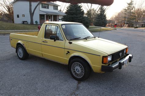 1981 Vw Volkswagen Mk1 Rabbit LX Diesel Pickup Caddy Truck 1.6l 5 speed Pick UP