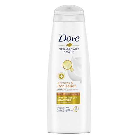 Buy Dove DermaCare Anti Dandruff Shampoo for Dry, Itchy Scalp Dryness and Itch Dry Scalp with ...