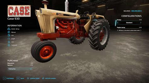 FS22 Case 930 1030 pack v1.0 - FS 22 Tractors Mod Download