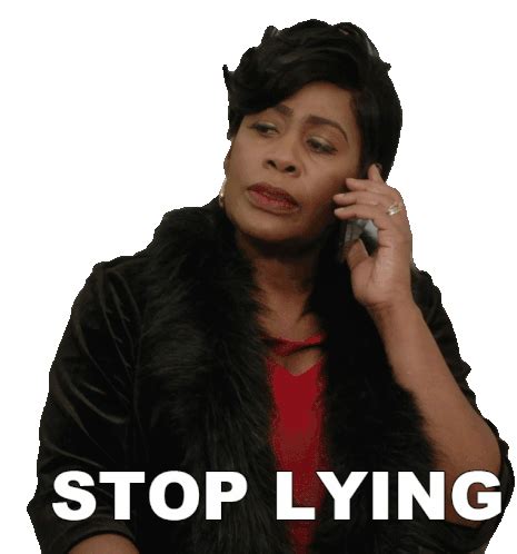 Stop Lying Alice Sticker - Stop Lying Alice Bruh Show - Discover & Share GIFs