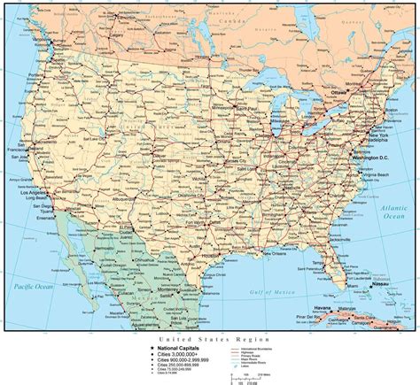 Map Of Usa With Cities – Topographic Map of Usa with States