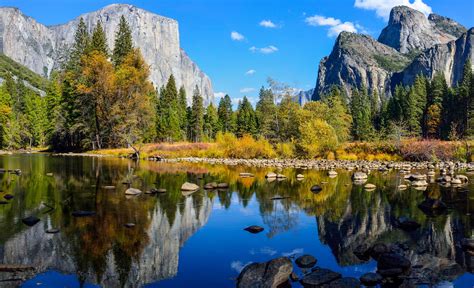 sierra, Nevada, Yosemite, National, Park, Autumn, River Wallpapers HD / Desktop and Mobile ...