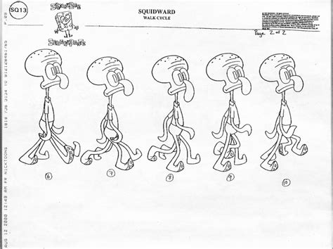 Spongebob Squarepants (1999 - Current) PART 1 - Model sheets, turnarounds, character references ...