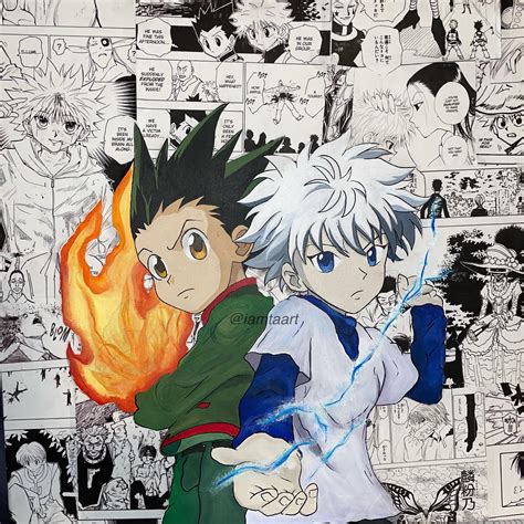 The Best 9 Killua And Gon Manga Panels