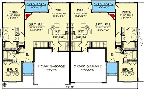 Main Duplex House Plan Houseplanspro Duplex House Plans | Images and Photos finder