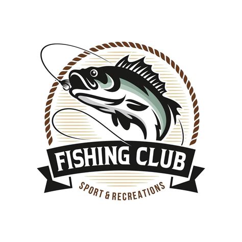 Fishing logo design template illustration. Sport fishing Logo 17503910 Vector Art at Vecteezy