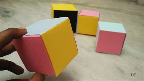 How to make an Origami Cube? | Easy step by step method | Diarytale