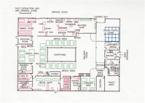 Manufacturing Plant Floor Plan - floorplans.click