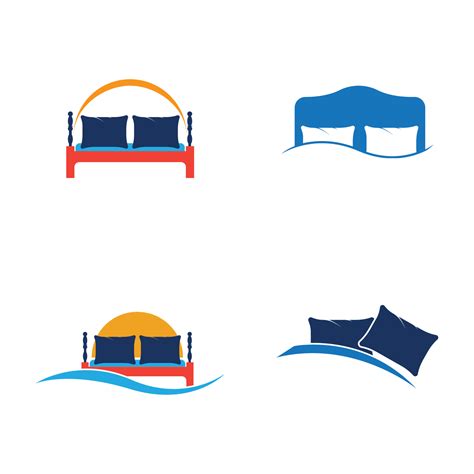 Bed logo vector illustration design template. Bed logo vector 3726758 Vector Art at Vecteezy