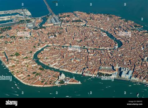 Aerial view of Venice city, Italy, Europe Stock Photo - Alamy