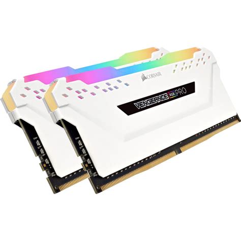 VENGEANCE RGB PRO 16GB (2 x 8GB) DDR4 DRAM 3200MHz C16 Memory Kit - White - Walmart.com ...