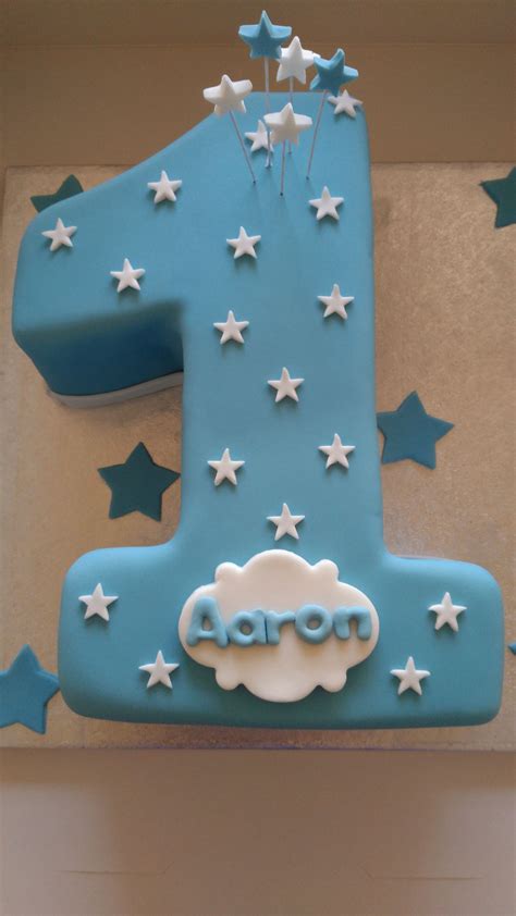 Number 1 birthday boy cake | 1st birthday cakes, Baby birthday cakes, One year birthday cake