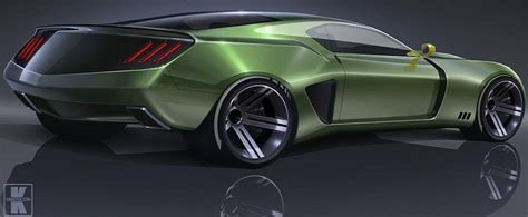 Next-Gen 2023 Ford Mustang Shows Futuristic Fastback Design in Sharp Rendering - autoevolution