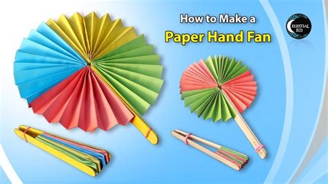 Chinese Paper Fan Craft Popsicle Stick Paper Fan Craft How To Make A ...