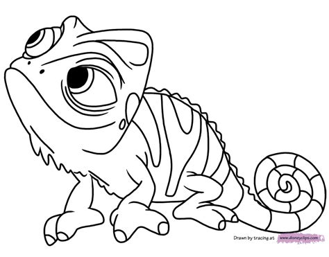 Disney Tangled Pascal Coloring Pages | Tangled coloring pages, Disney coloring sheets, Disney ...