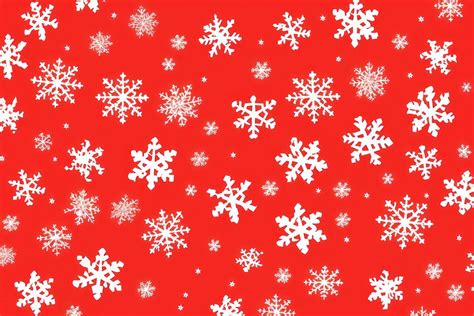 Snowflake pattern backgrounds red. AI | Free Photo Illustration - rawpixel