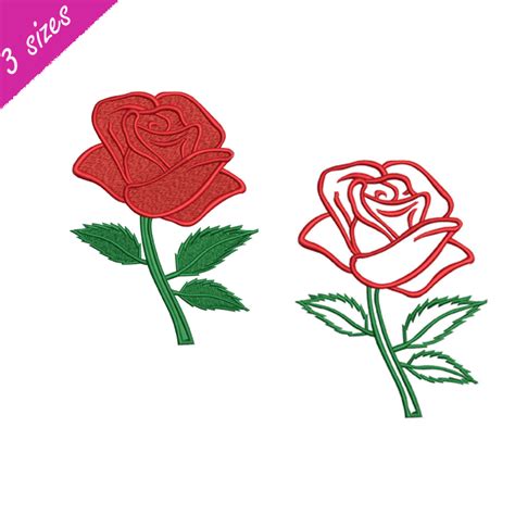 Rose Outline – RG Embroidery Designs