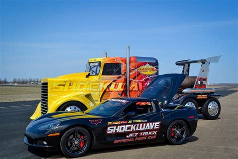 SHOCKWAVE and Flash Fire Jet Trucks - Shockwave