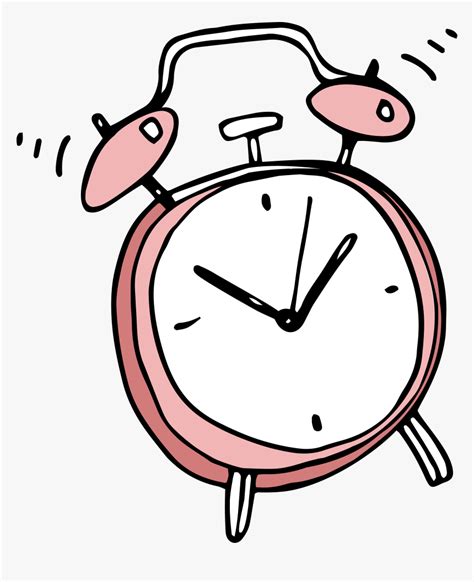 Alarm Clock Cartoon Clip Art - Transparent Alarm Clock Clipart, HD Png Download - kindpng