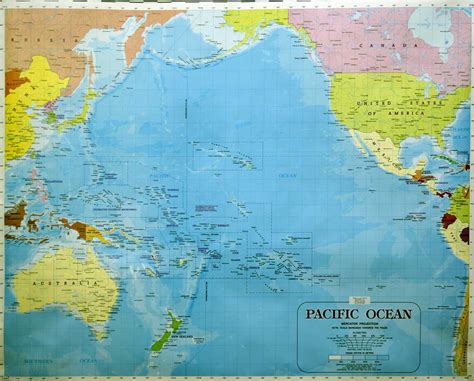 Pacific ocean map