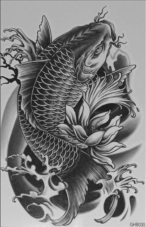 koi tattoo design - Tattoos And Body Art #Body #Tattoos #TattoosAndBodyArt | Koi dragon tattoo ...