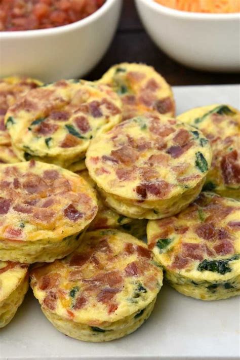 bacon and spinach egg muffins | Recipe | Recipes, Egg recipes, Spinach egg muffins