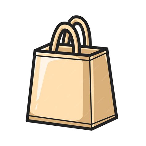 Premium Vector | Goodiebag Cardboard Clipart