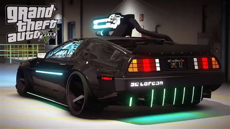 Cyberpunk Delorean DMC 12 / GTA 5 Delorean Mods - YouTube