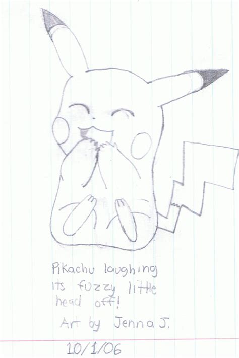 Pikachu laughing by Agufanatic98