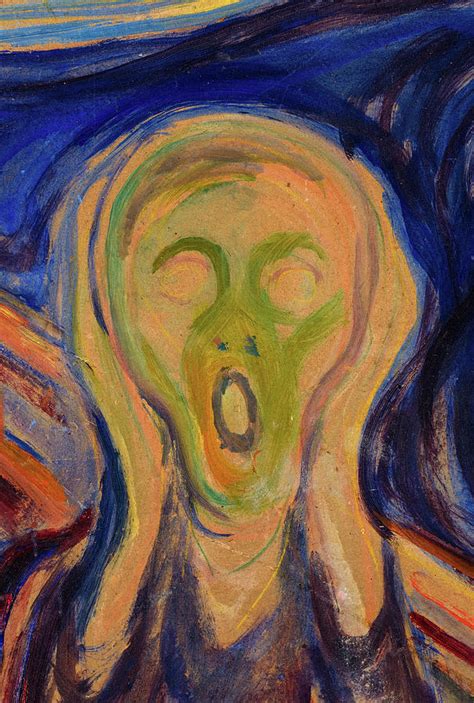 The Scream, Face Painting by Edvard Munch - Pixels