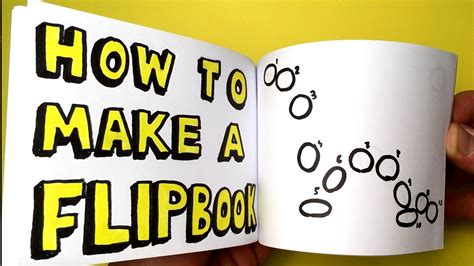 HOW TO MAKE A FLIPBOOK VERY EASY - YouTube