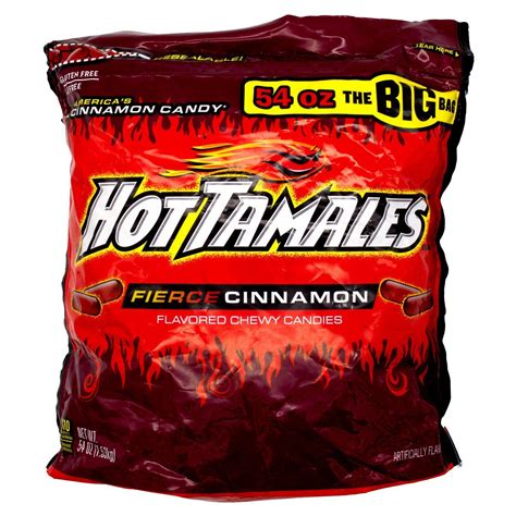 Hot Tamales Fierce Cinnamon Flavored Chewy Candies — Snackathon Foods