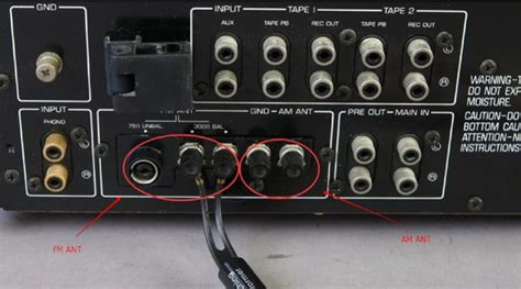 How To Connect Fm Antenna To Vintage Receiver