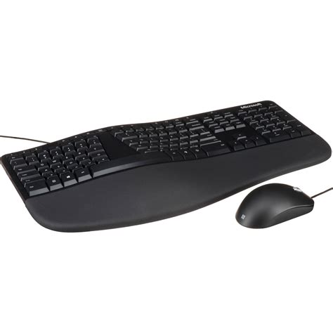 Microsoft USB Wired Ergonomic Keyboard And Mouse RJU-00001, 48% OFF