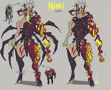 Warframe Nidus Prime - Draw-leg