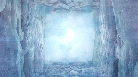 Ice Cave Background - Graphics | Motion Array