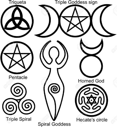 Set Of The Wiccan Symbols Royalty Free Cliparts, Vectors, And Stock Illustration. Image 14334684 ...