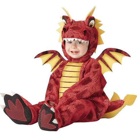 Baby Dragon Costume Halloween Red 18-24M | Animal halloween costumes, Baby dragon costume, Baby ...