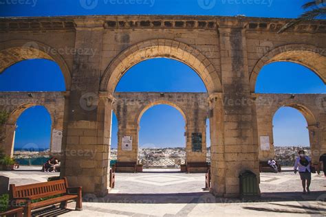 The Upper Barrakka Gardens in Valletta, Malta 15541000 Stock Photo at Vecteezy