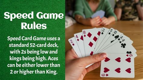 Speed Card Game Rules And Cards - Learning Board Games